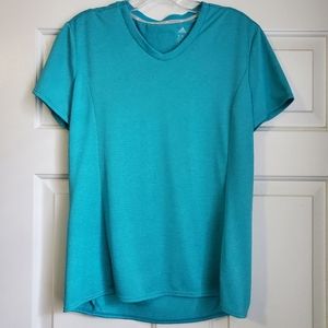 Turquoise Adidas Climalite Tee